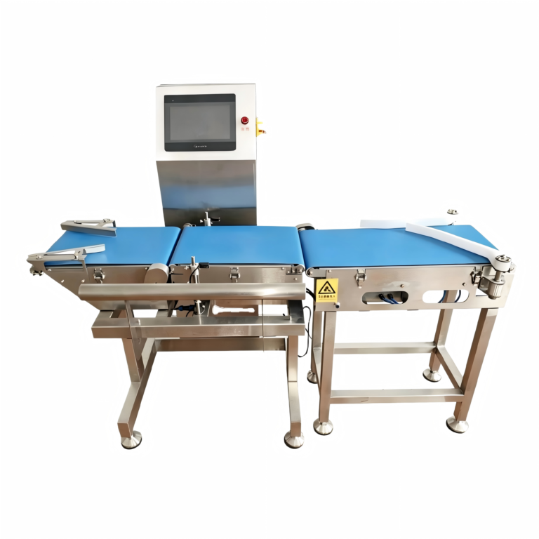 Automatic checkweigher machine for food processing