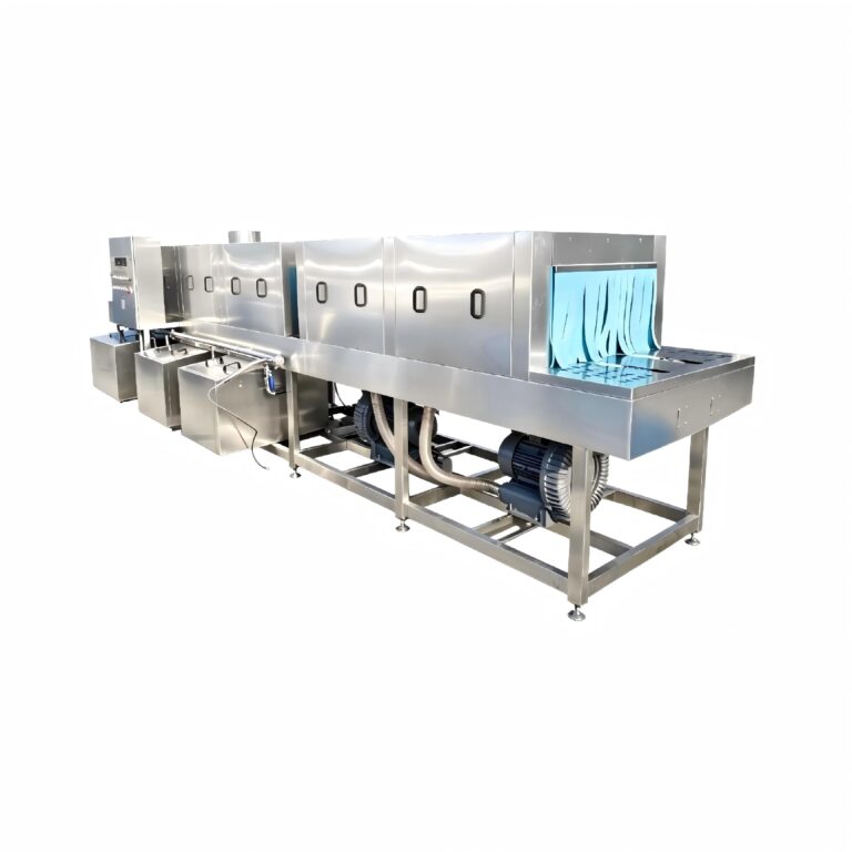 Crate washing machine side view