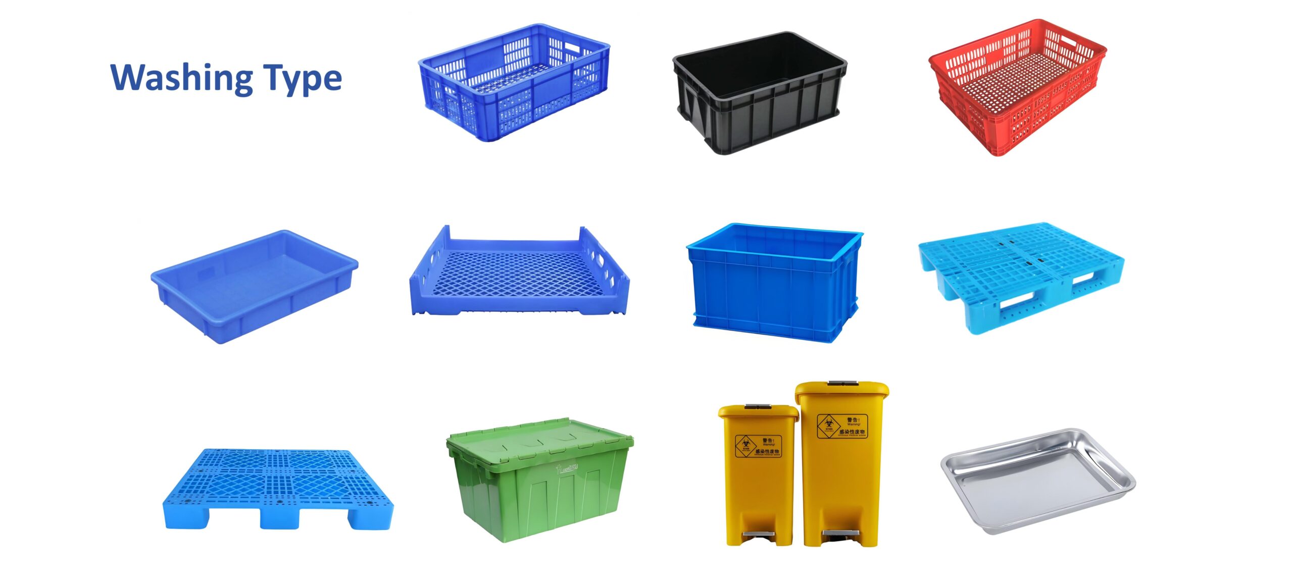 Washing types of Longreat automatic crate washer for efficient plastic crate cleaning