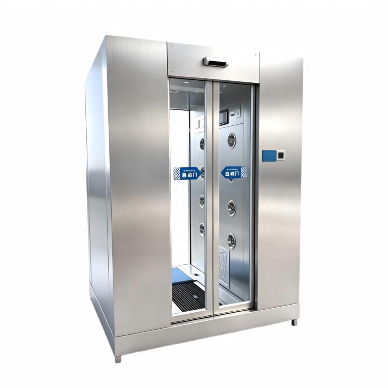 Food factory air shower room for personnel hygiene