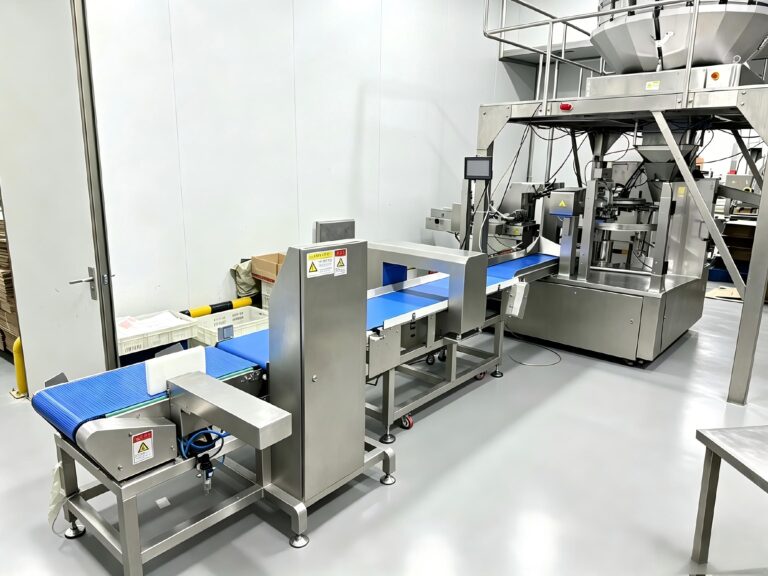 Middle East meat processing project with Longreat automatic checkweigher